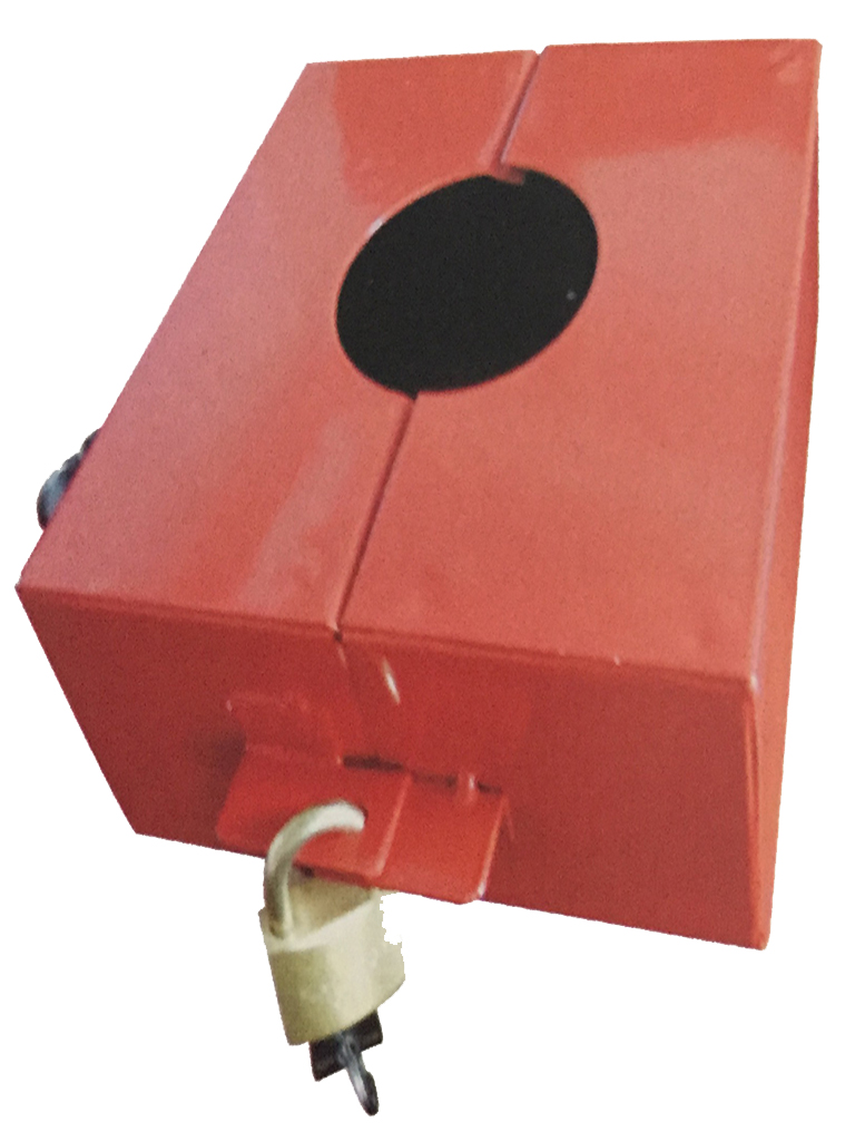 Hydrant Locking Wheel - Metal with Padlock
